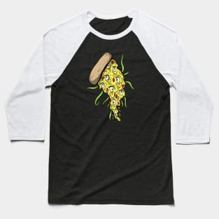 Alien Pizza Baseball T-Shirt